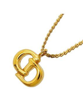Dior Necklace CD Logo Gold Plated